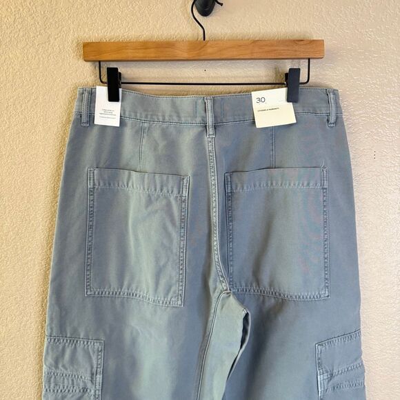 NEW Citizens of Humanity Marcelle Pants Womens 30 Gray Low Slung Cargo Barrel - Picture 8 of 15